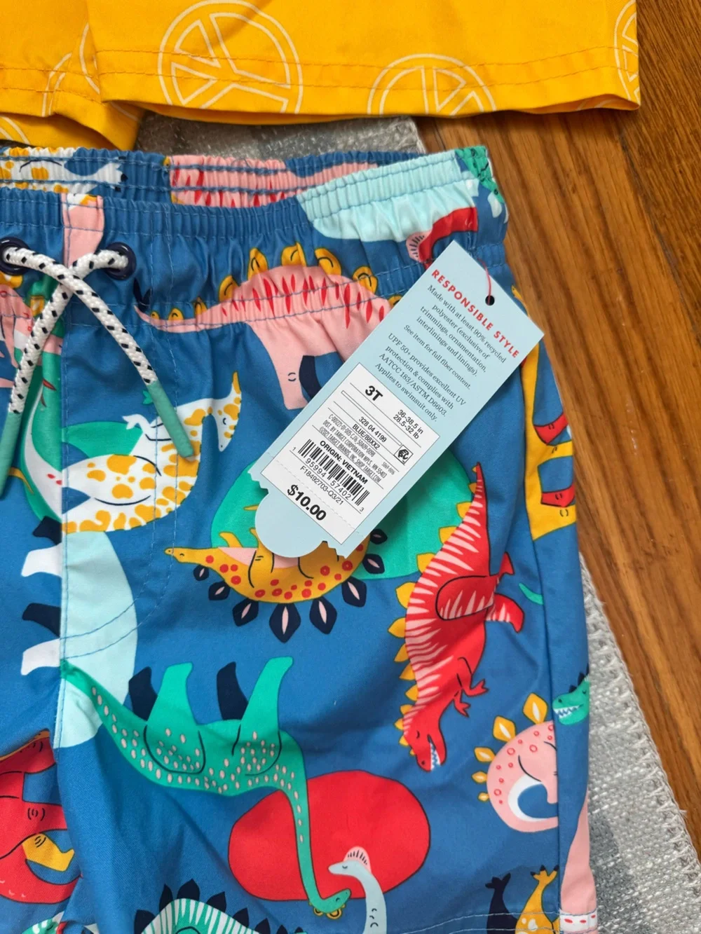 Cat & Jack Toddler Boy Swim Trunks, 2 Pairs, Size 3T